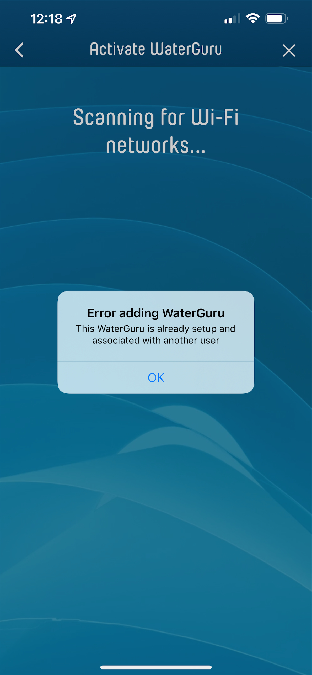 Error_Adding_WaterGuru_-_This_WaterGuru_is_already_setup_and_associated_with_another_user.jpeg